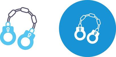 Handcuff Icon Design vector