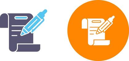 Contract Icon Design vector