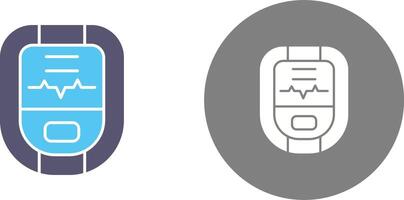 Oximeter Icon Design vector