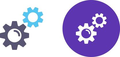 Gears Icon Design vector