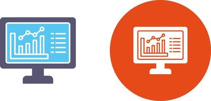 Graph Icon Design vector