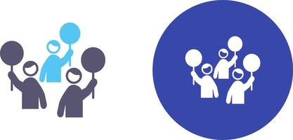 Protest Icon Design vector