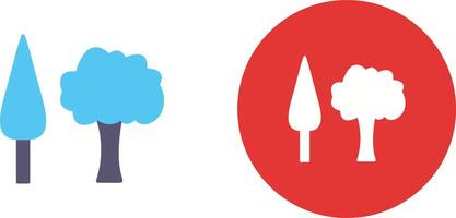 Trees Icon Design vector