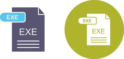 EXE Icon Design vector