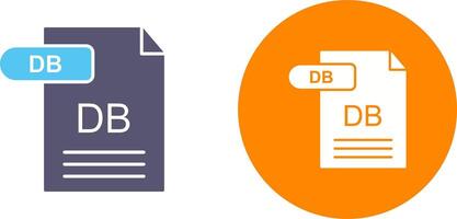 DB Icon Design vector