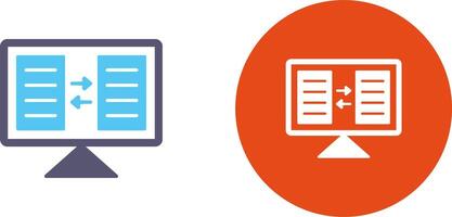 File Sharing Icon Design vector
