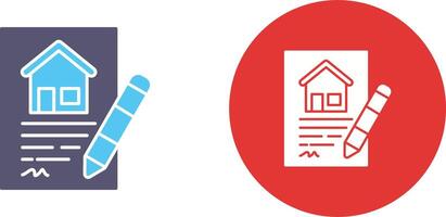 Contract Icon Design vector