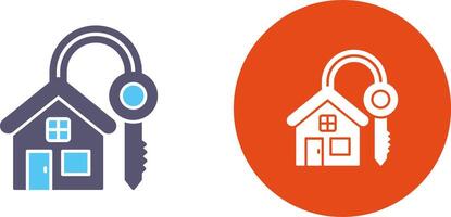 House Key Icon Design vector