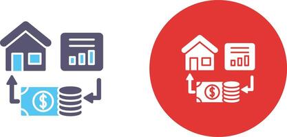 Investment Icon Design vector