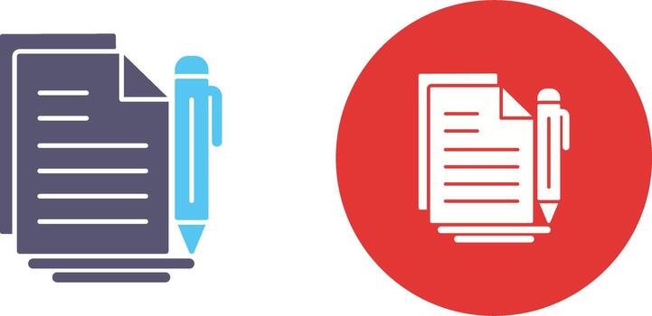 Document Icon Design vector