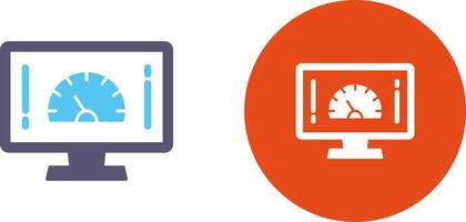 Speed Test Icon Design vector