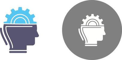 Machine Learning Icon Design vector