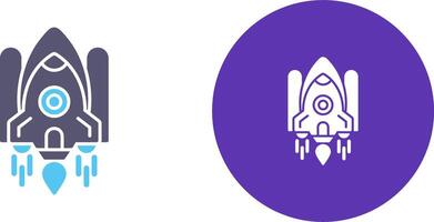 Space Shuttle Icon Design vector