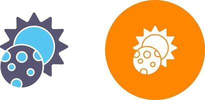 Eclipse Icon Design vector