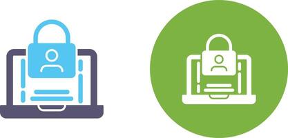 Authentication Icon Design vector