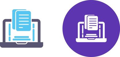 Document Icon Design vector