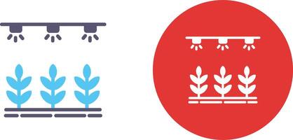 Irrigation System Icon Design vector