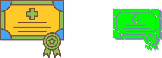 Certificate Icon Design vector