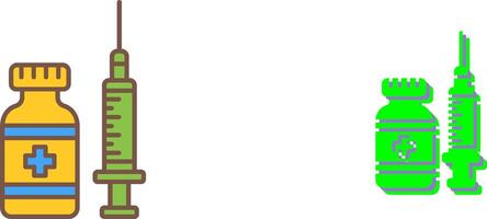 Vaccine Icon Design vector