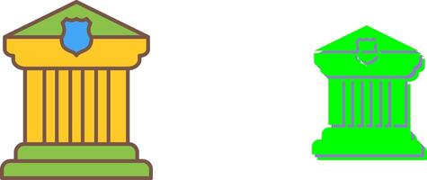 Courthouse Icon Design vector