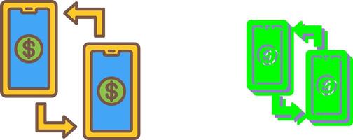 Transaction Icon Design vector