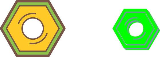 Nut Icon Design vector