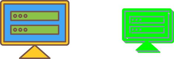 Corrupted Data Icon Design vector