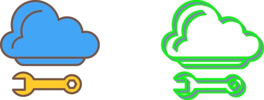 Cloud Computing Icon Design vector