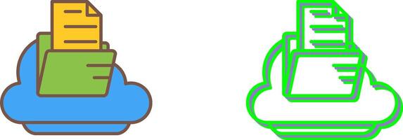 Cloud Icon Design vector