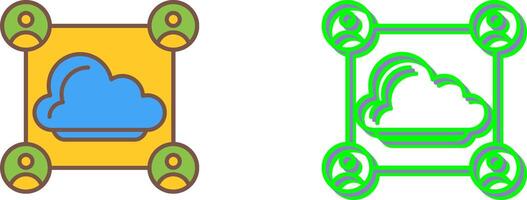 Network Icon Design vector