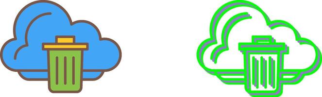 Trash Icon Design vector