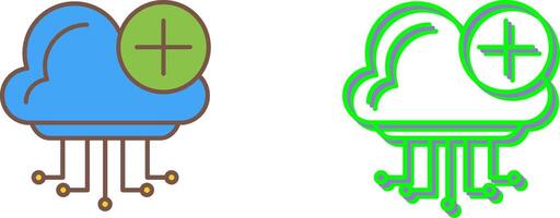 Cloud Computing Icon Design vector