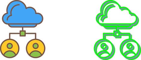 Cloud Icon Design vector