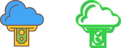 Cloud Computing Icon Design vector