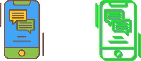 Text Icon Design vector