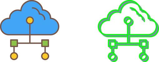 Internet Cloud Icon Design vector