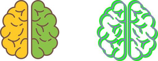 Brain Icon Design vector