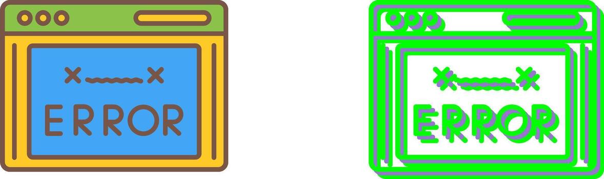 error código icono diseño vector