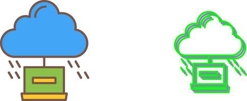 Cloud Computing Icon Design vector