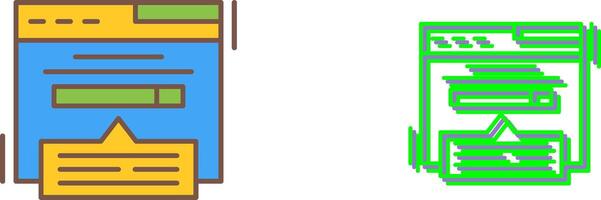 Keyword Search Icon Design vector