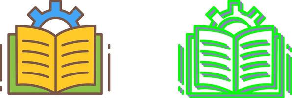 Open Book Icon Design vector