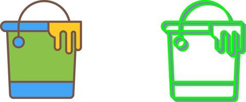 Paint Bucket Icon Design vector