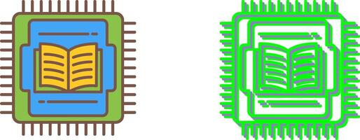 diseño de icono de cpu vector