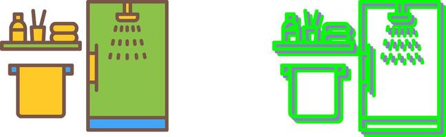 Shower Icon Design vector
