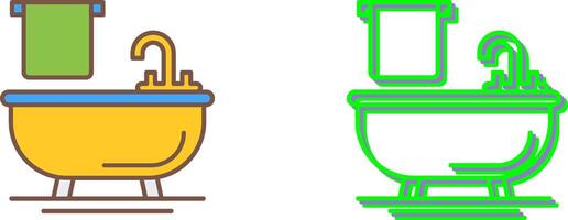 Bathtub Icon Design vector