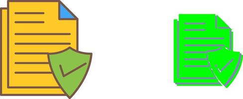 Valid Document Icon Design vector