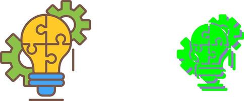 Problem Solving Icon Design vector