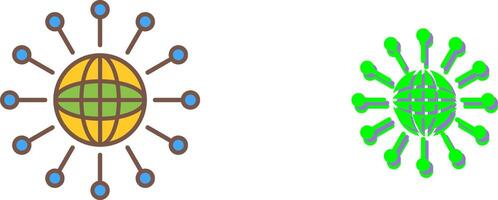 Networking Icon Design vector
