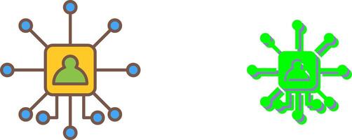 Networking Icon Design vector