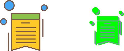 Wishlist Icon Design vector